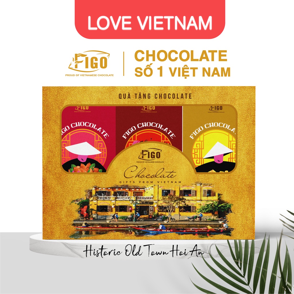 [HOẢ TỐC] Set quà tặng Chocolate Vịnh Hạ Long FIGO, set LOVEVIETNAM