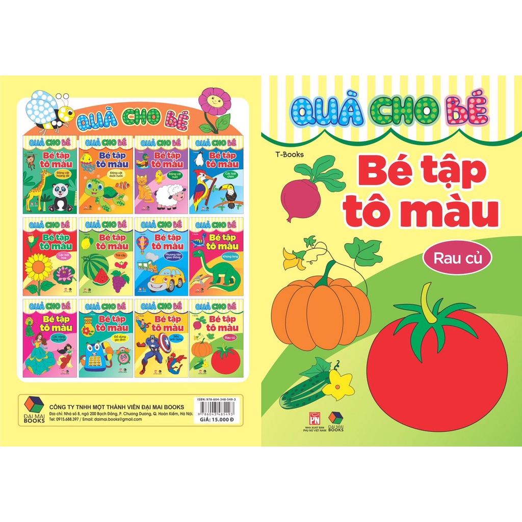 Sách - Quà cho bé - Bé tập tô màu các chủ đề | BigBuy360 - bigbuy360.vn