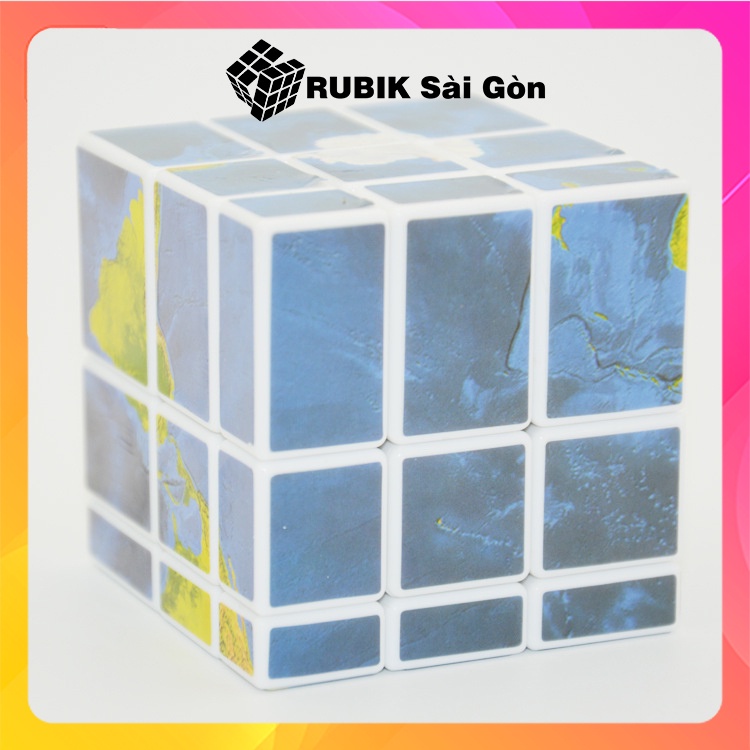 Rubik 3x3x3 Hành Tinh Xanh Rubic Biến Thể Đồ Chơi Trí Tuệ Nâng Cao Độ Khó Cho Trẻ Em