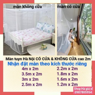 Màn Tuyn, Mùng Tuyn Cao 2m Chống Muỗi Cỡ Lớn 4mx2m, 3.5mx2m, 3mx2m, 2.5mx2m, 2.2mx2m / Mùng Tuyn Màn Tuyn Chống Muỗi