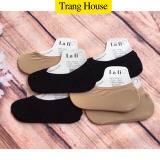 Combo 10 Đôi Hài Da Chân Lali ( 2 Màu Đen và Da ) - TRANG HOUSE