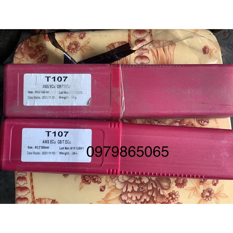 Que hàn đồng bọc thuốc  ECU  loại tốt 5kg