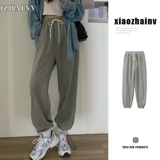 Quần thể thao XIAOZHAINV ống rộng thời trang cho nữ với 3 màu tùy chọn size S-4XL