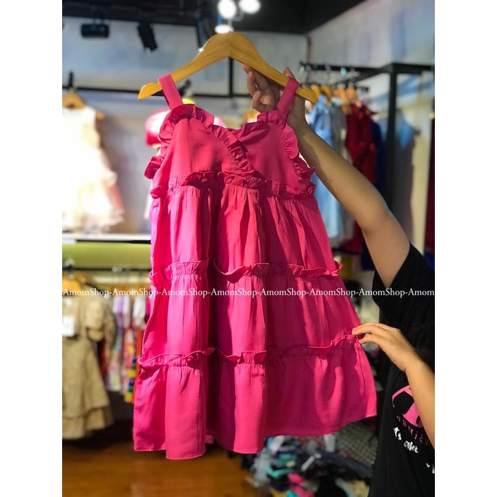 MỚI VỀ THÊM 1 CHIẾC ĐẦM HỒNG SEN TRENDY LÀM ĐỐN TIM EM
