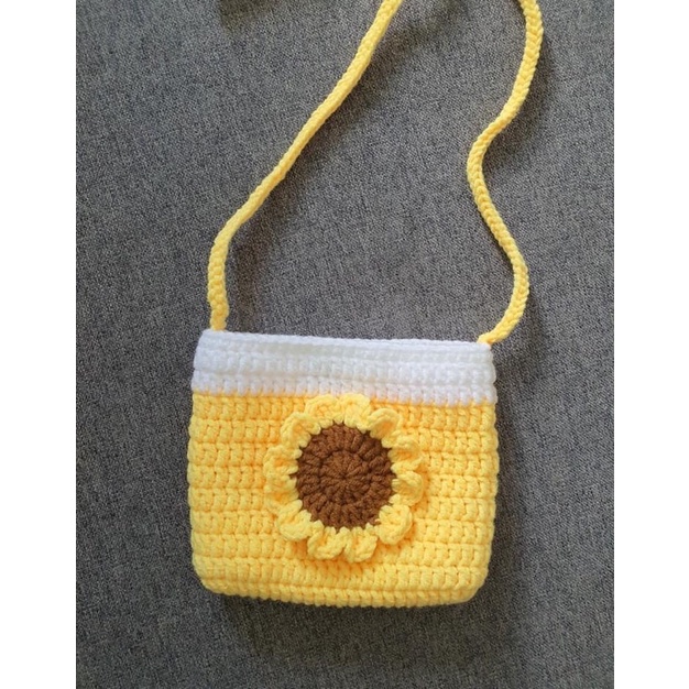 Túi tỏi hoa hướng dương cho bé/Túi đựng tỏi hình hoa hướng dương 🌻🌻🌻