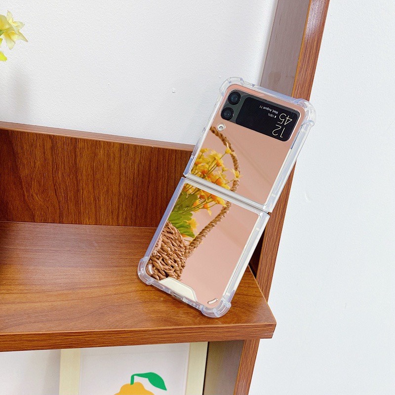 Ốp lưng Samsung Galaxy Z Flip 5 , Z Flip 4 / Z Flip 3 / Z Fold 4 / Z Fold 3 tráng gương, soi gương