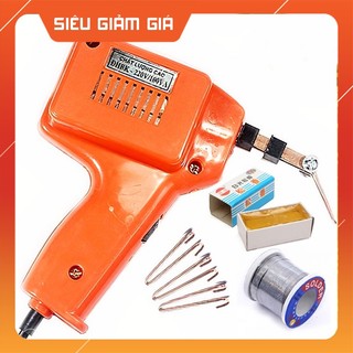 Mỏ hàn xung 220v-100w - tặng 01 thiếc ok, 01 hộp nhựa thông, 03 mũi hàn xung
