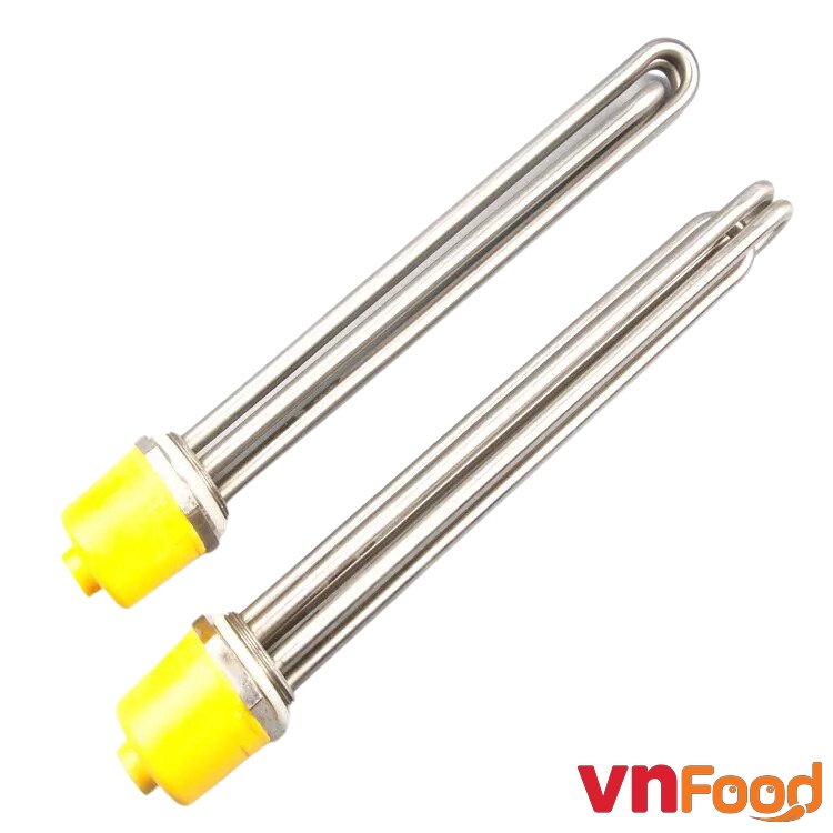 Củ Ren 3-9Kw, Thanh Nhiệt Phi 32/48 3-9Kw Inox 304 - Thanh Nhiệt Nồi Cháo