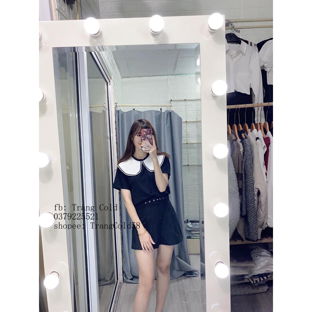 ÁO PHÔNG CỔ SEN CÁCH ĐIỆU