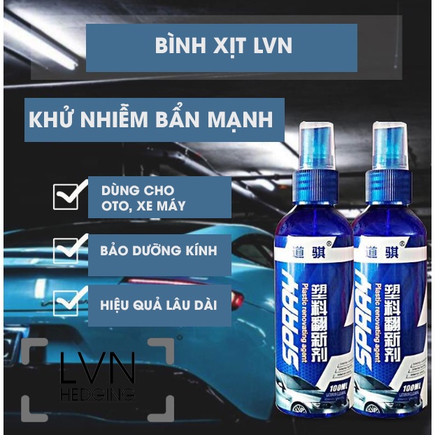 Chai xịt phục hồi nhựa xe hơi thông dụng đa năng lvn 08 - phục hồi lớp phủ - ảnh sản phẩm 8