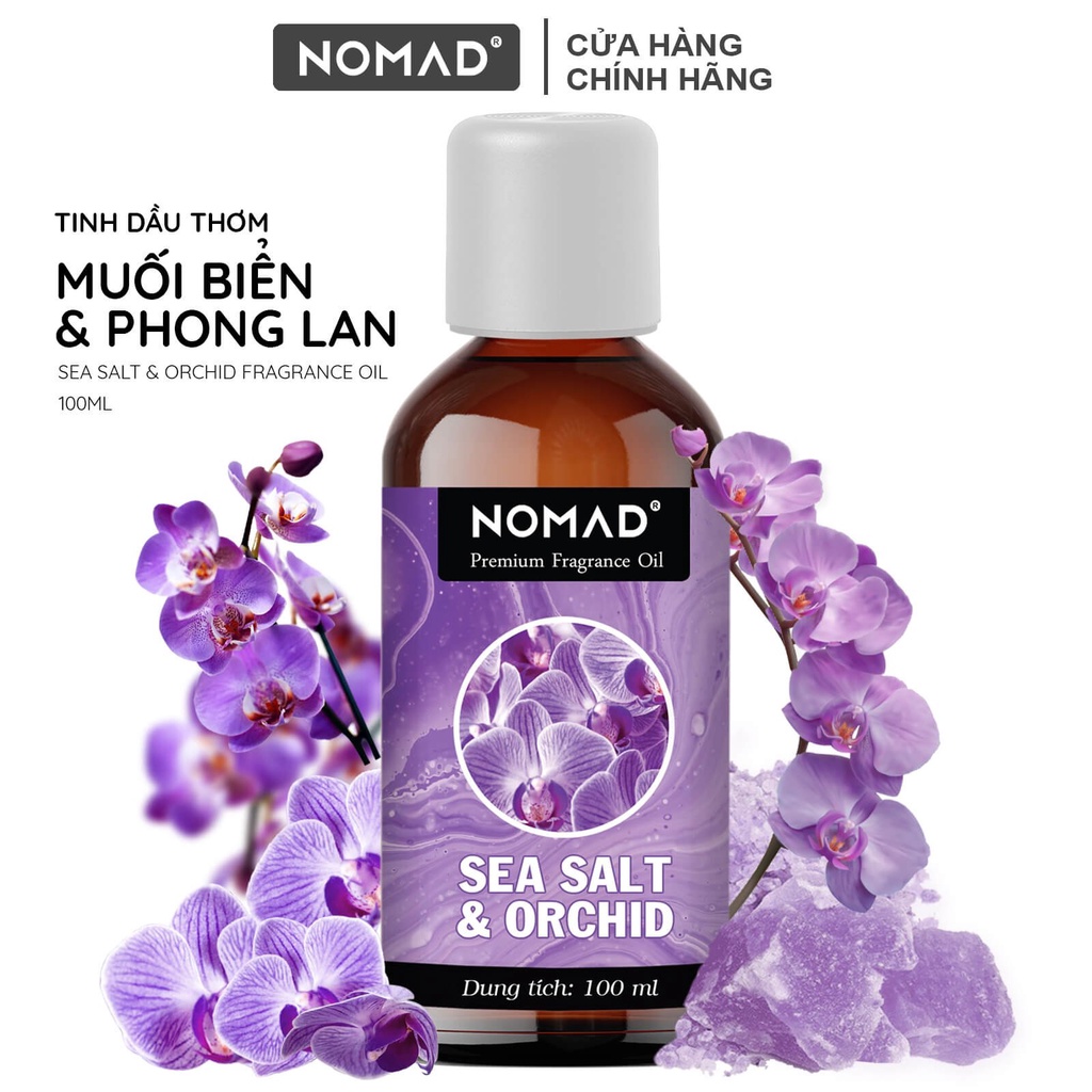 Tinh Dầu Thơm Nomad Mùi Muối Biển & Phong Lan Signature Blend Oils - Sea Salt & Orchid