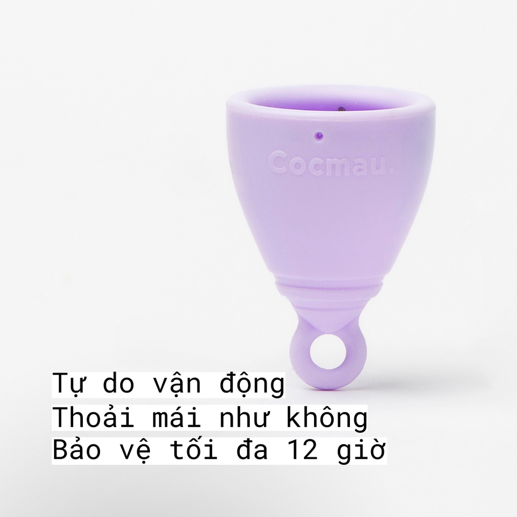 Trọn bộ Chăm sóc Kinh nguyệt - Cốc nguyệt san cải tiến Cocmau - Dung dịch Vệ sinh Cocmau Feminine Wash