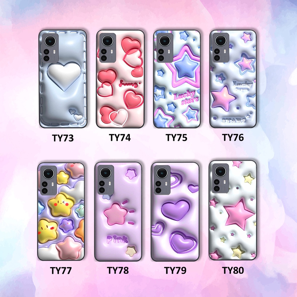 Ốp Xiaomi 12 Pro 5G in phẳng hiệu ứng 3D giả nổi siêu thật, cực xinh, cá tính