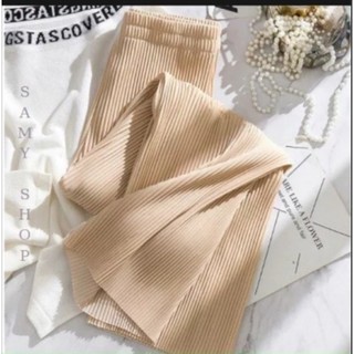 Quần len tăm ống rộng