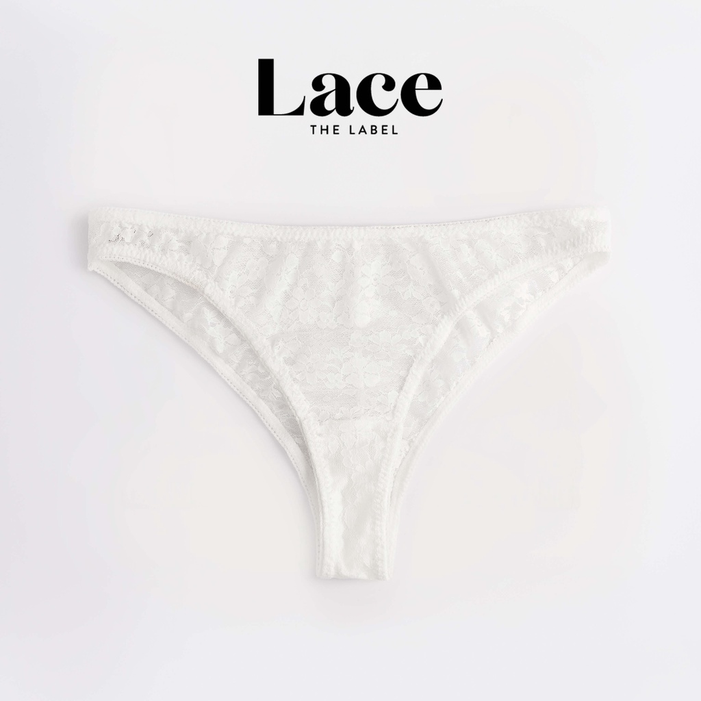 Quần lót Basic Trắng Hoa Lace.thelabel