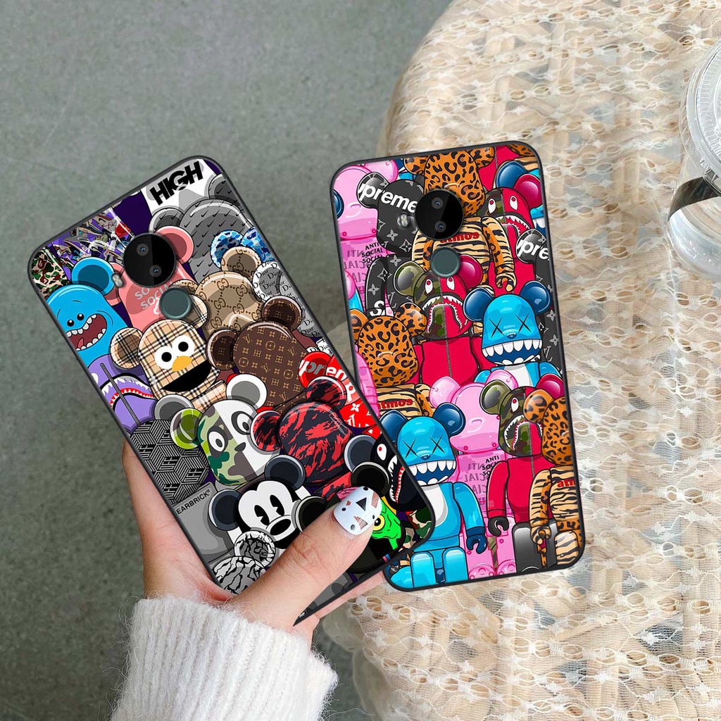 Ốp lưng Nokia C30 hình kaws bearbrick gấu siêu đẹp, ốp rẻ bền đẹp
