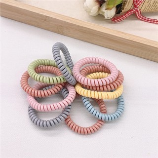 Thun cột tóc bằng nhựa lò xo giãn