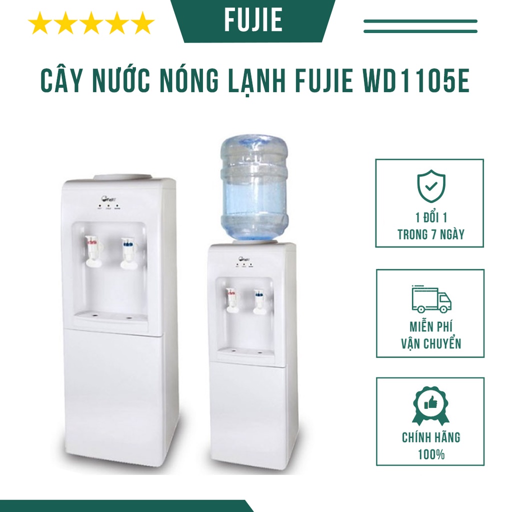 Cây nước nóng lạnh 3 chế độ FujiE WD1105E, máy lọc nước nóng lạnh phù hợp cho gia đình văn phòng bảo hành 24 tháng