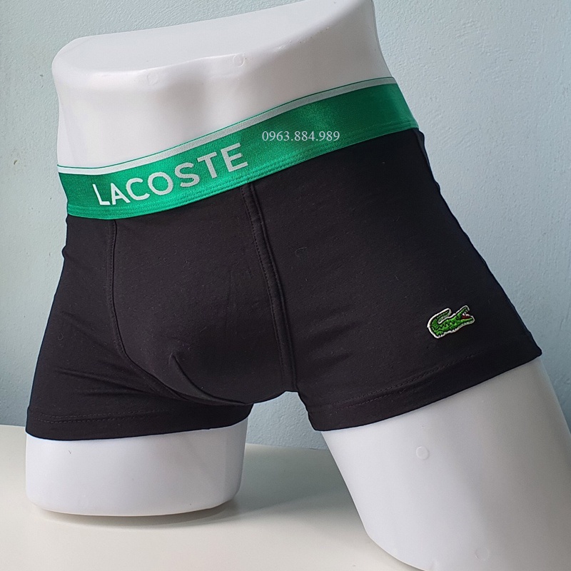 ( Ảnh Thật ) Quần Boxer CA.01 cá sấu xanh cực chất, cực chảnh chất cotton đẹp cạp xanh - ẢNh, video shop làm