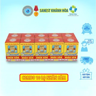 Nước yến sào Khánh Hòa Sanest Nhân sâm - Lọ 70ml