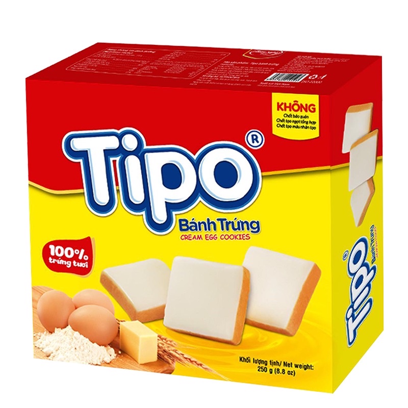 Bánh trứng Tipo hộp 250g