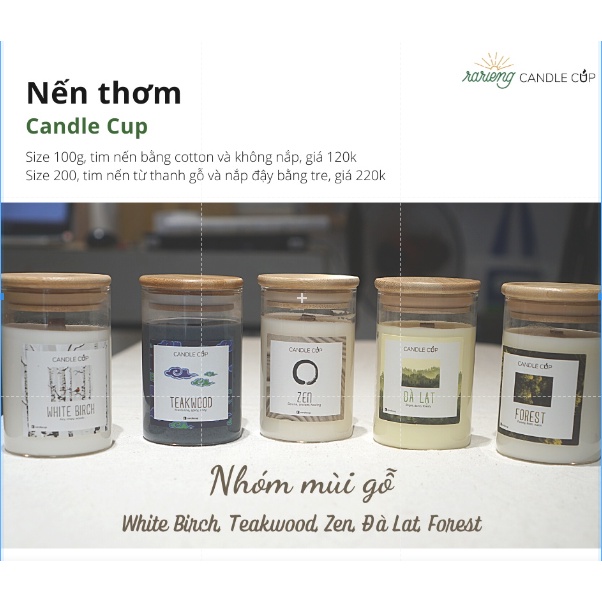 [Agaya] Nến thơm Candle Cup 2