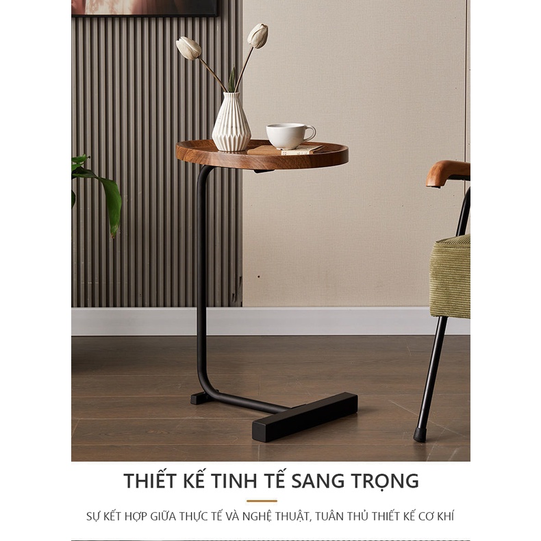 Bàn trà cafe chân kim loại dễ dàng di chuyển  - GM81.26