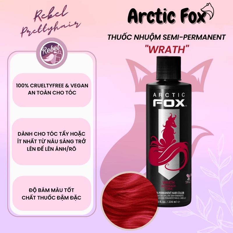 Thuốc Nhuộm Tóc Arctic Fox Wrath - Thuốc Nhuộm Tóc | Thefaceholic.Com
