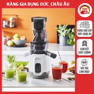 Máy ép chậm Moulinex Zu600110 200W, máy ép chậm miệng to ép nguyên quả, nước ép đặc