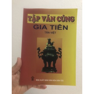Sách - Tập Văn Cúng Gia Tiên (Tân Việt)