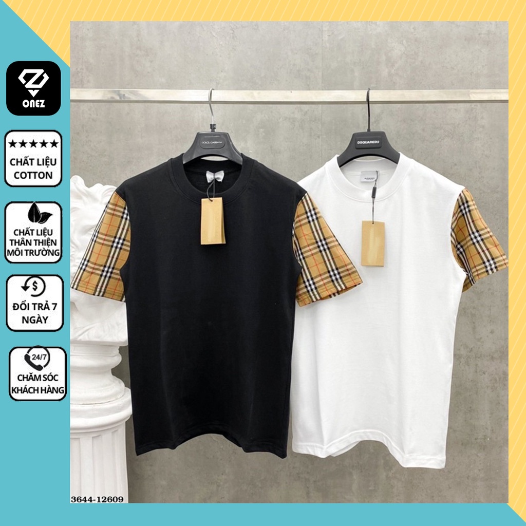 Áo Phông Tay Kẻ Vàng BBR cho Nam Nữ- Áo cotton Nam Thời Trang Trẻ 2023