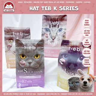 Hạt đồ ăn Teb K series, 1.8kg - thức ăn khô cho mèo, dòng chuyên dụng cho mèo