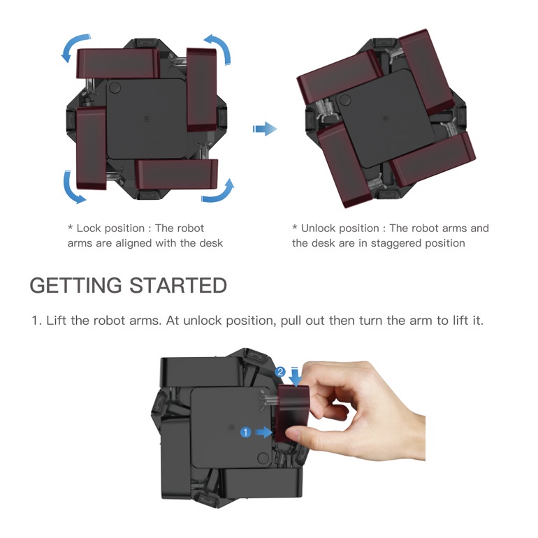 GAN Robot Rubik Tự Động Giải Rubik Thông Minh + GAN i 3 + GAN i Carry S - Cuber Store