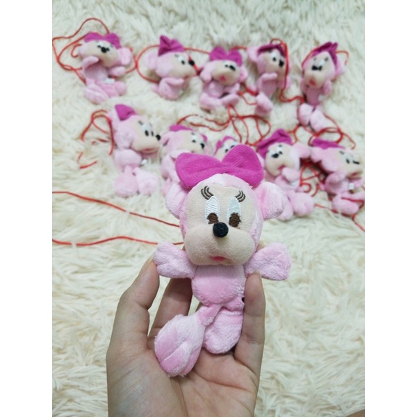 Móc khóa , móc điện thoại gấu bông trang trí Mickey