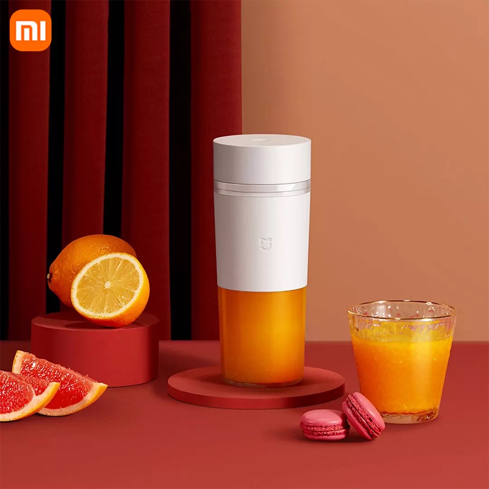 Máy Ép Trái Cây Điện Xiaomi Mijia Máy Ép Trái Cây Tươi Mini 300ML Cốc Trộn Nước Ép Rửa Tự Động Loại C Có Thể Sạc Lại Với Đầu Cắt Inox 304 Máy Ép Trái Cây Nhanh 35S, Hiệu Quả Cao Cho Bộ Xử Lý Thực Phẩm Nhà Bếp Ngoài Trời