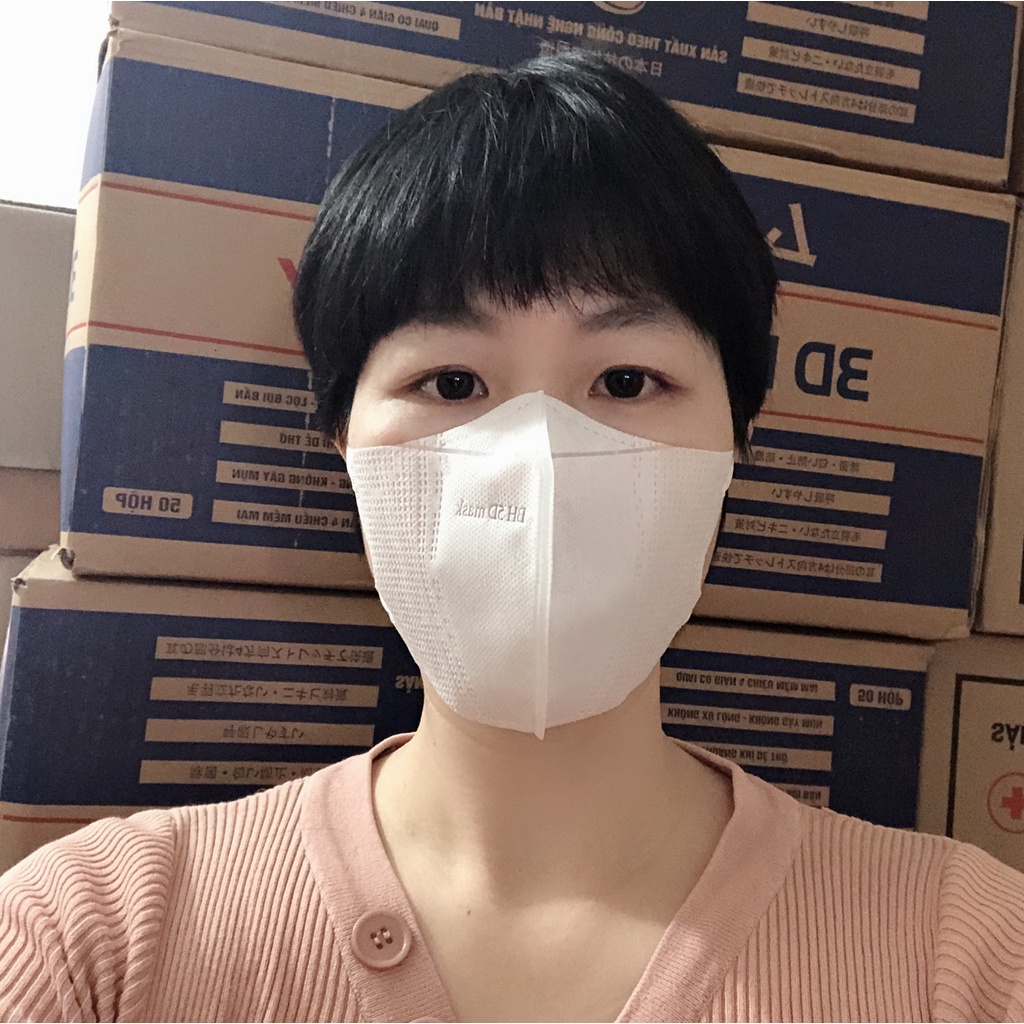 20 hộp = 200c Khẩu Trang 5D Bảo Huy Kháng Khuẩn-Hàng Chính Hãng