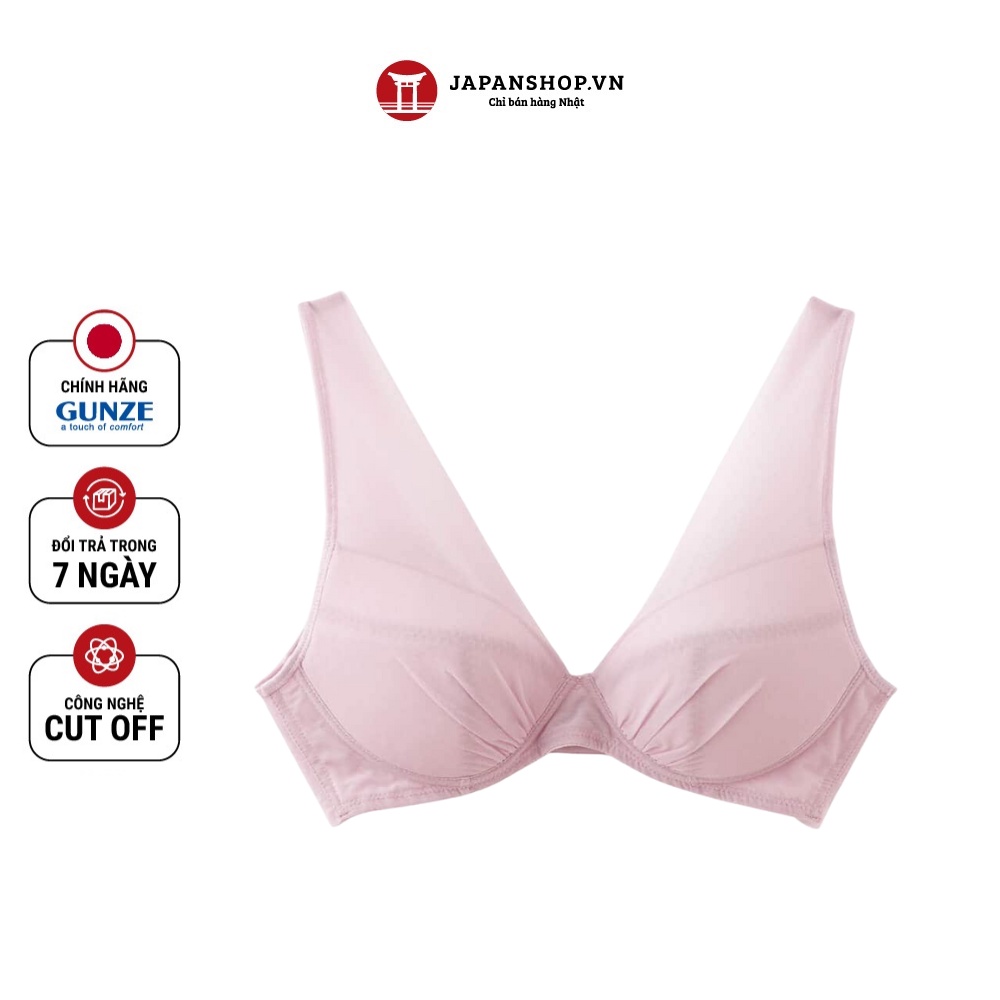 Áo Lót Không Gọng Không Đệm Siêu Nhẹ Tuché Gunze TB1053H Nội Địa Nhật Chính Hãng