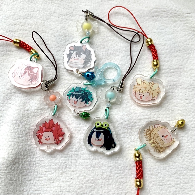 Móc khóa điện thoại phonecharm 2cm My Hero Academia - Artist Hunmyi