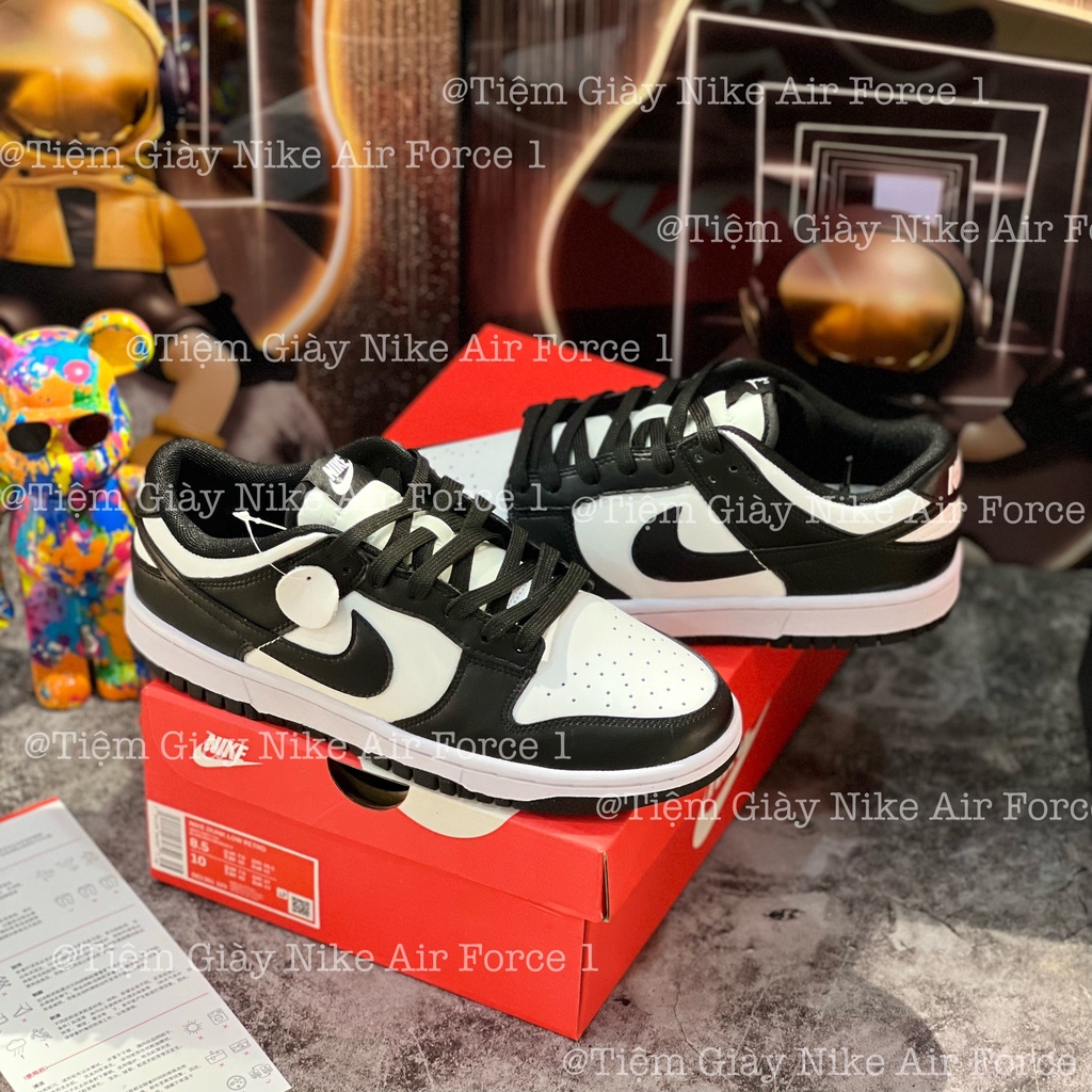 Giày Thể Thao Sb Dunk Low Black White Màu Cơ Bản Đen Trắng Bassic