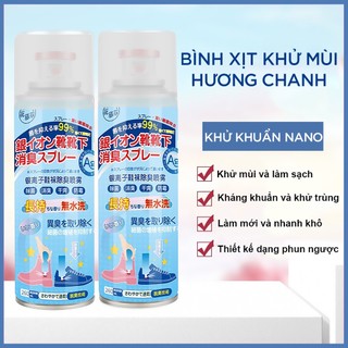 A01 - BL017 - Chai Xịt Khử Mùi Giày Dép NaNo Bạc, Xịt Khử Mùi Hôi Chân Nano - Giadungbaolong192
