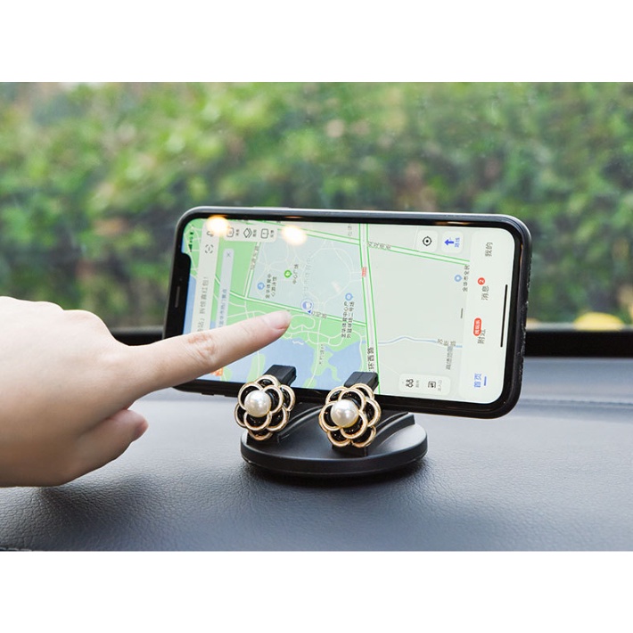 Giá đỡ điện thoại gắn hình gấu, hoa siêu xinh-Dũng An shop