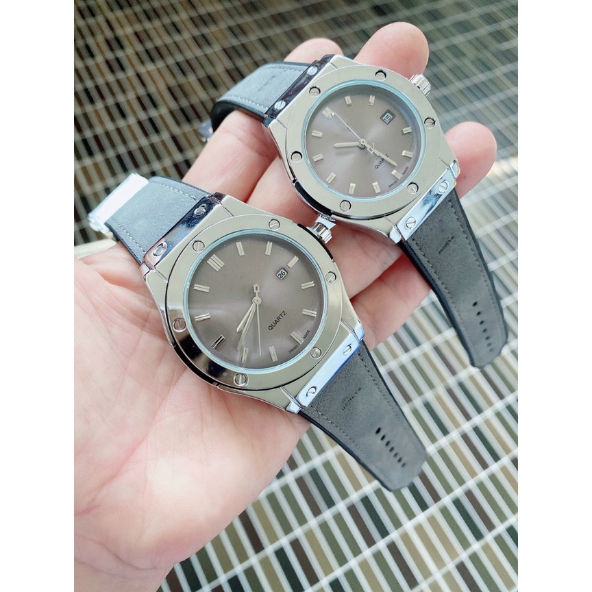 (HB201.viền trơn)  Đồng hồ nam HB201 - nam size 42mm - hàng đẹp fullbox - Bảo hành 12 tháng | BigBuy360 - bigbuy360.vn