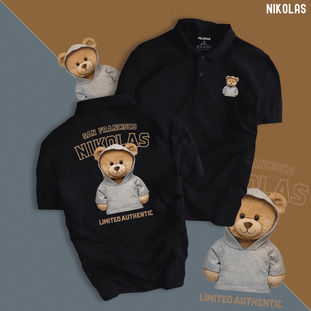 Áo Thun Polo Nam Nữ Lotso Cực Hot Chất Cao Cấp Chuẩn Form