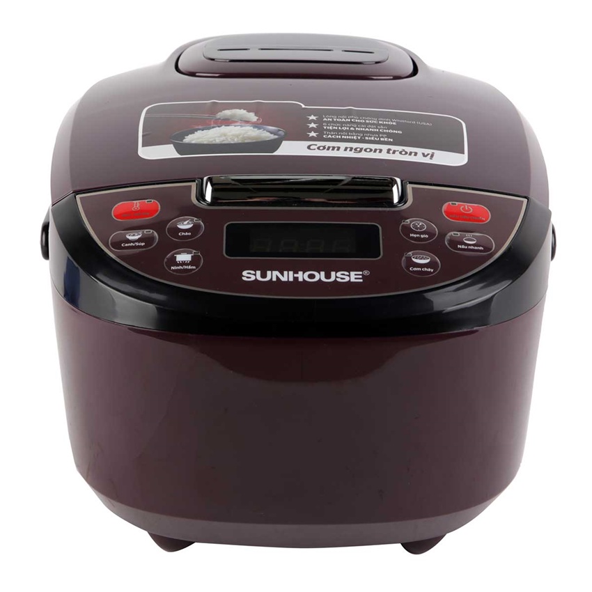 Nồi cơm điện tử Sunhouse SHD8909, 1.8L, BH chính hãng 12 tháng