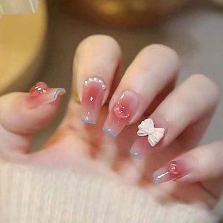 Móng giả Set 24 móng tay kèm chai keo dán