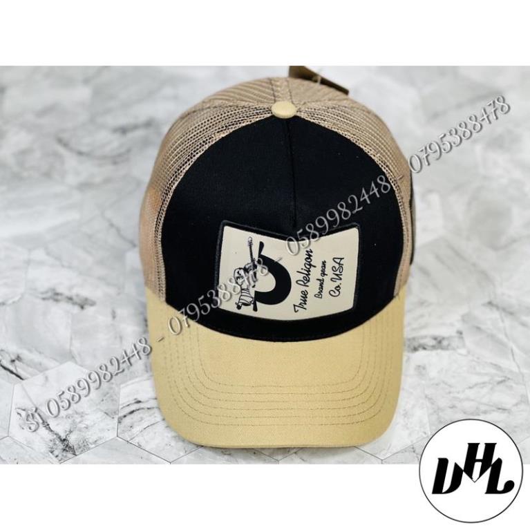 [ Hàng Đẹp - Giá Rẽ] Mũ Lưỡi Trai NAM Nữ - Nón Ông Địa TRUE RLGN Phối Màu Vuông Lưới Phù Hợp Với Người Chơi Hệ Đẳng Cấp