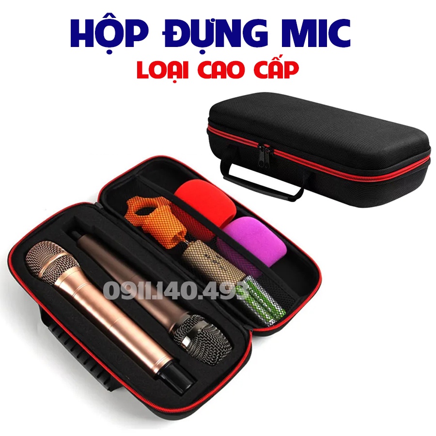 Hộp Đựng Micro Không Dây - Túi đựng Mic Loại Mới Chống Sốc Và Chống Ẩm Mốc