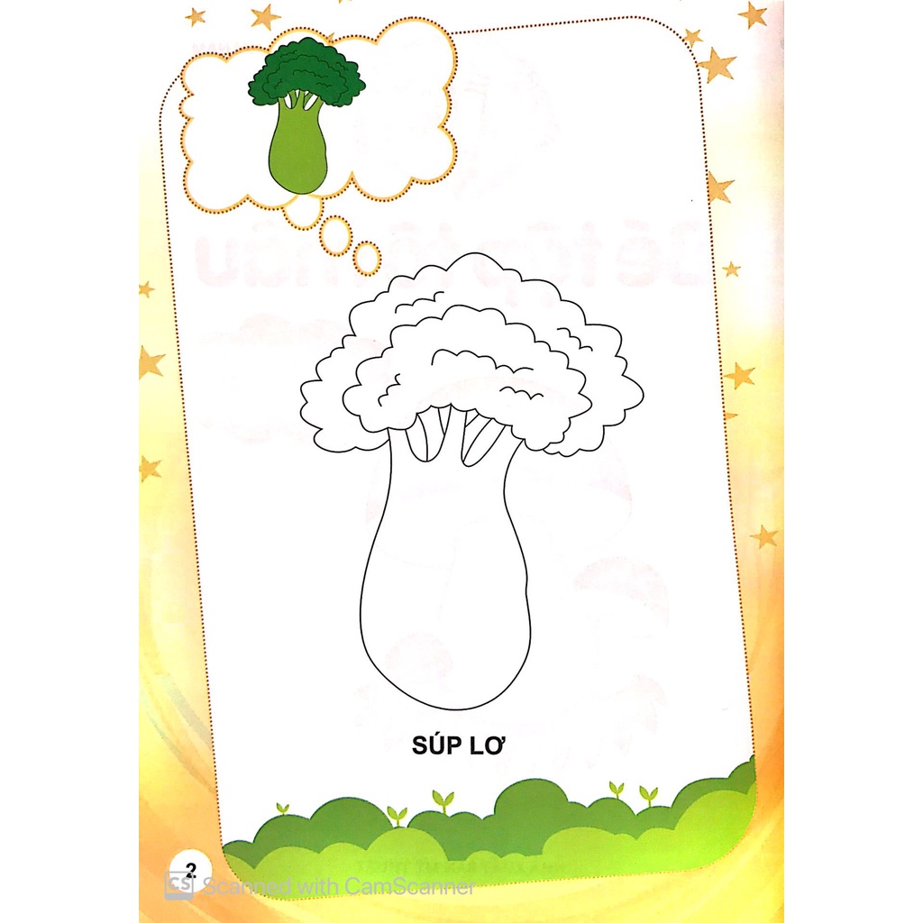 Sách_Bé Tập Tô Màu - Rau, Củ, Quả