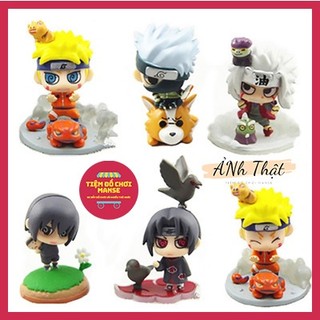 Mô Hình Chibi Naruto Naruto Sasuke Kakashi Itachi Jiraiya - Tiệm Đồ Chơi Manse