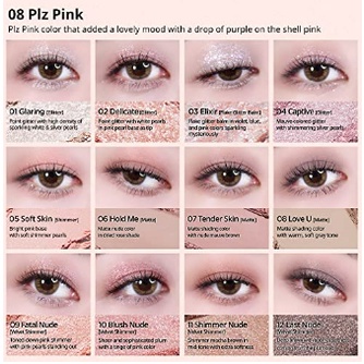 Bảng Phấn Mắt 12 Màu A.Black Glam Change Multi Palatte by Clio 14.4g